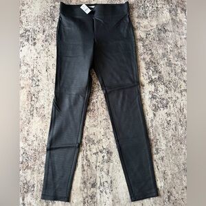 LOFT Black Patterned Leggings